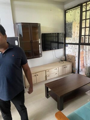 Living Room in 2 BHK Apartment at Cubic Mall, Chembur – for Rent