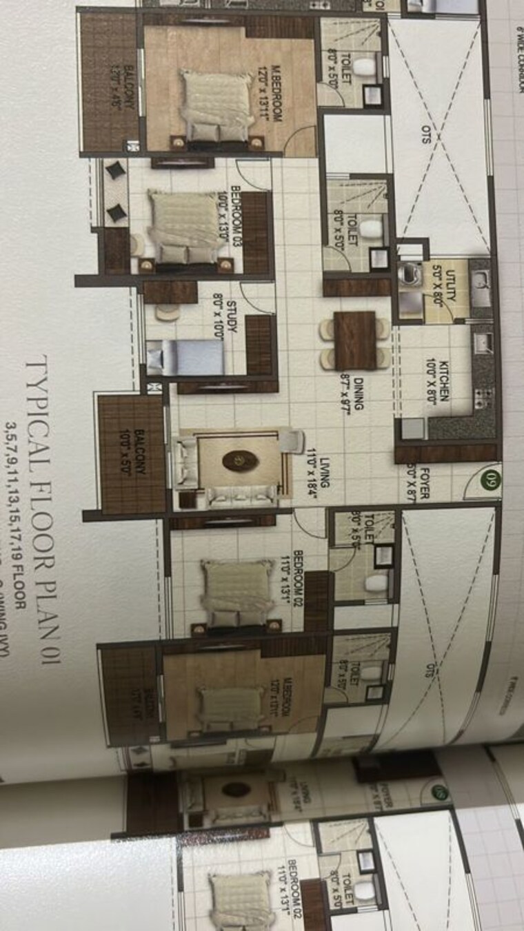 Floor Plan, sumadhura-folium 3.5 Bedroom 1895 Sq.Ft. Apartment In Whitefield Bangalore 9819039