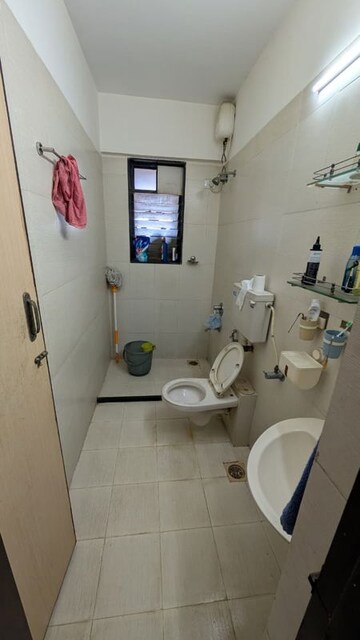 Bathroom in 1 BHK Apartment at Abrol Vastu Park, Malad West – for Rent