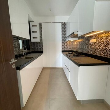 Kitchen in 3 BHK Apartment at Lodha Kiara, Kamala Mill – for Rent