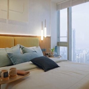 Living Room in 3 BHK Apartment at Worli – for Rent