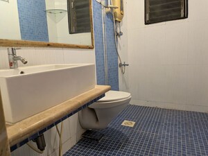 Bathroom in 3 BHK Apartment at Shrishti Synchronicity, Chandivali – for Rent