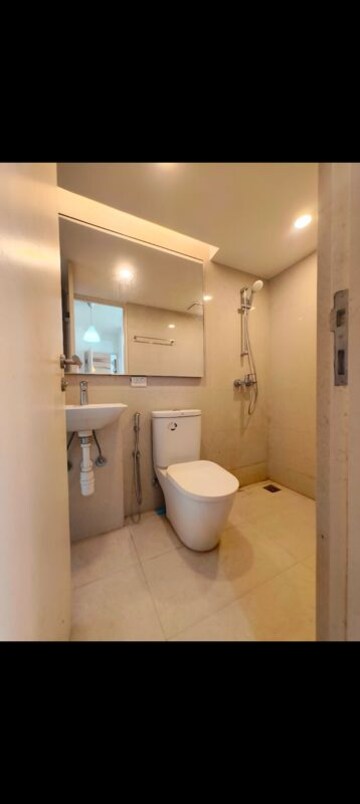 Bathroom in 1 BHK Apartment at Hiranandani Solitaire Studio Apartment, Ghodbunder Road – for Sale