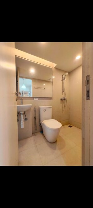 Bathroom in 1 BHK Apartment at Hiranandani Solitaire Studio Apartment, Ghodbunder Road – for Sale