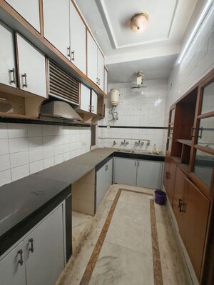 Kitchen in 2 BHK Builder Floor at Masjid Moth – for Rent