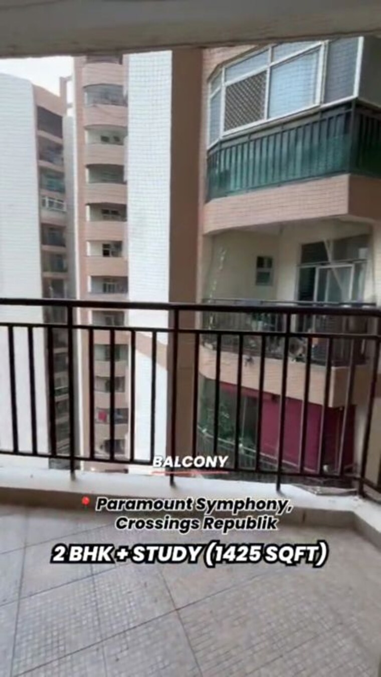 Exterior View, paramount-symphony 2.5 Bedroom 1425 Sq.Ft. Apartment In Sain Vihar Ghaziabad 9819506