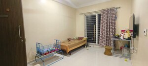 Living Room in 1 BHK Apartment at Puranik Abitante, Bavdhan – for Rent