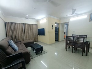 Living Room in 2 BHK Apartment at Cosmos Horizon, Thane West – for Rent