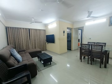 Living Room in 2 BHK Apartment at Cosmos Horizon, Thane West – for Rent