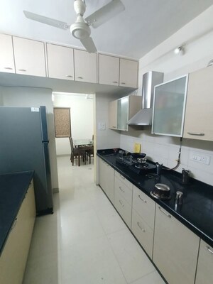 Kitchen in 2 BHK Apartment at Cosmos Horizon, Thane West – for Rent