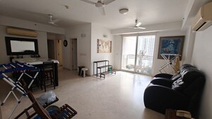 Living Room in 3 BHK Apartment at DLF Park Place, Sector 54 – for Rent