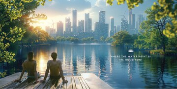 Swimming Pool in 3 BHK Apartment at James Long Sarani – for Sale