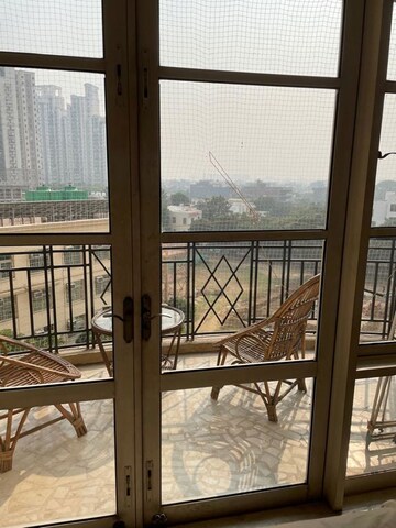 Balcony in 3 BHK Apartment at DLF Hamilton Court, Sector 27 – for Rent