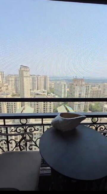 Balcony in 4 BHK Apartment at Hiranandani Estate Burlington, Ghodbunder Road – for Sale