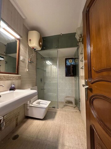 Kitchen in 3 BHK Builder Floor at Sarvapriya Vihar – for Rent