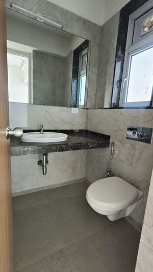 Attached Bathroom in 3 BHK Apartment at LnT Crescent Bay T5, Parel – for Rent