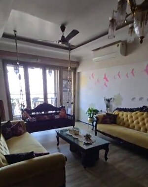Living Room in 4 BHK Apartment at Hiranandani Estate Burlington, Ghodbunder Road – for Sale