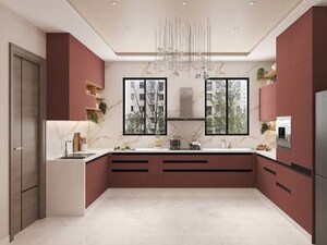 Kitchen in 3 BHK Apartment at Sector 16b – for Sale
