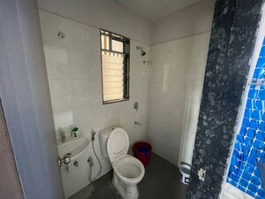 Bathroom in 1 BHK Apartment at Aadi LA Promenade Baywalk, Ambivali – for Rent
