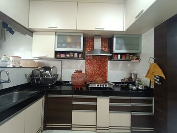Kitchen in 3 BHK Apartment at Triveni Apartments Model Colony, Model Colony – for Rent