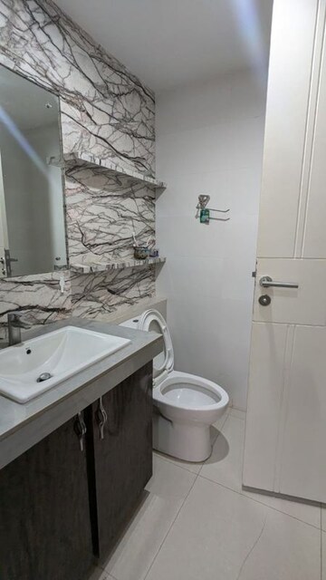 Bathroom in 3 BHK Apartment at Hiranandani Club Meadows, Bannerghatta – for Sale