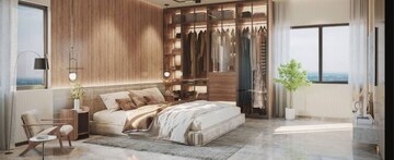 Bedroom in 3 BHK Apartment at Aurobindo The Regent, Kondapur – for Sale