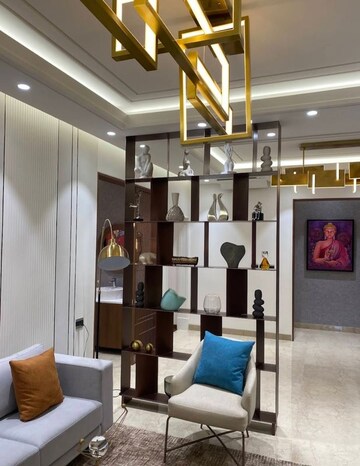 Living Room in 3 BHK Apartment at Aurobindo The Regent, Kondapur – for Sale