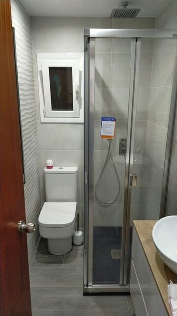 Bathroom in 4 BHK Apartment at Hubtown Seasons, Chembur – for Rent