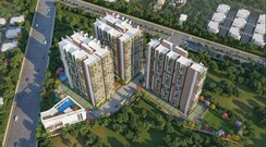 3 BHK + Pooja Room Apartment For Sale in Poulomi Avante