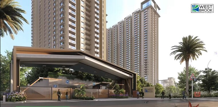 Exterior View, cybercity-west-brook 3 Bedroom 1825 Sq.Ft. Apartment In Kokapet Hyderabad 9819750