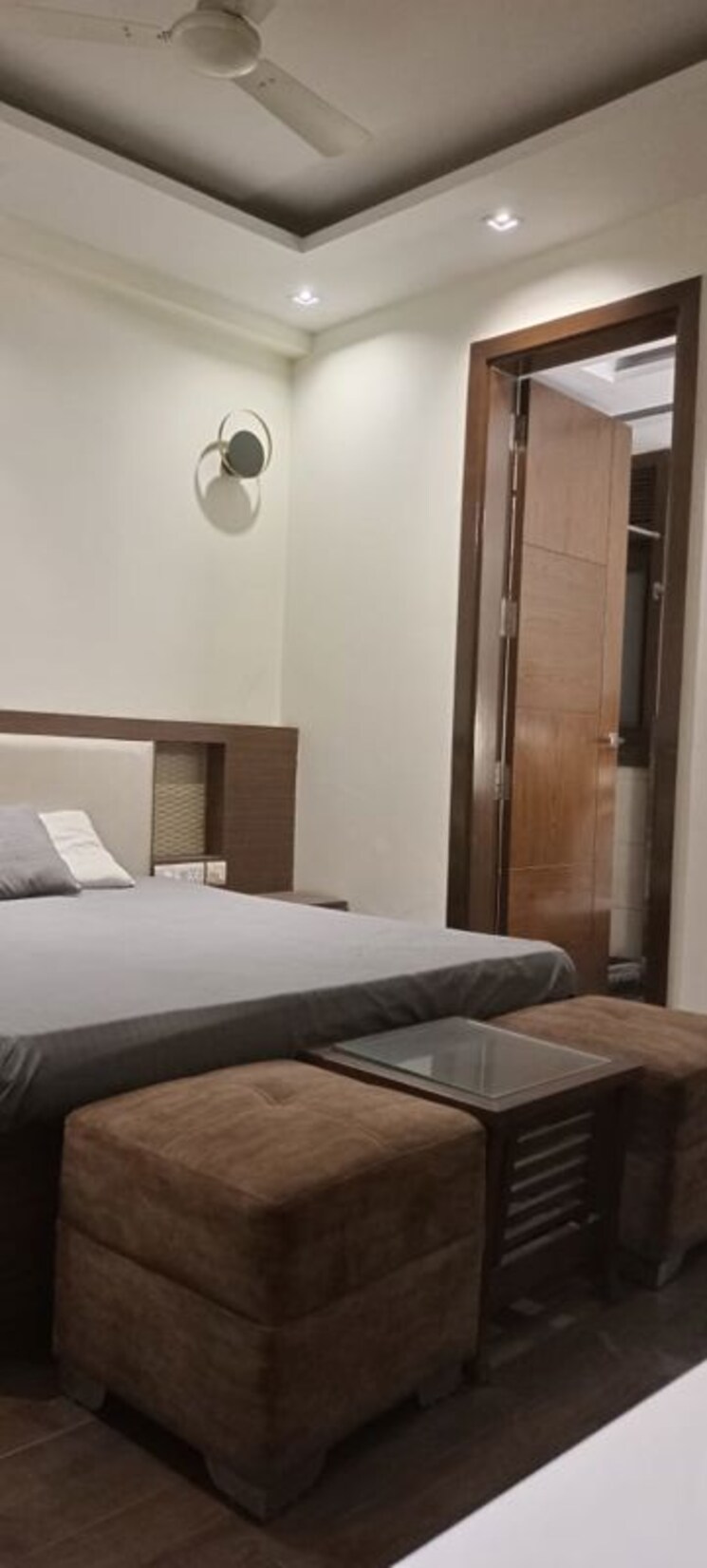 Bedroom, greater kailash i 3 Bedroom 2000 Sq.Ft. Builder Floor In Greater Kailash I Delhi 9819844