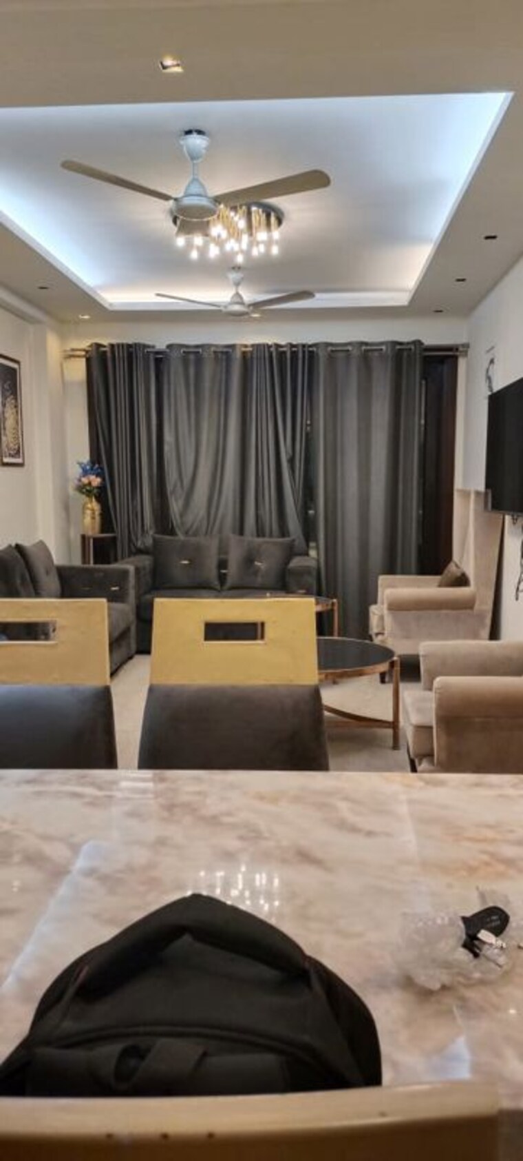 Master Bedroom, greater kailash i 3 Bedroom 2000 Sq.Ft. Builder Floor In Greater Kailash I Delhi 9819844