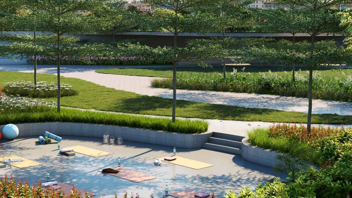 3 BHK + Servant Room 1350 Sq.Ft. Apartment in Sagitarius Bluegrass Residences