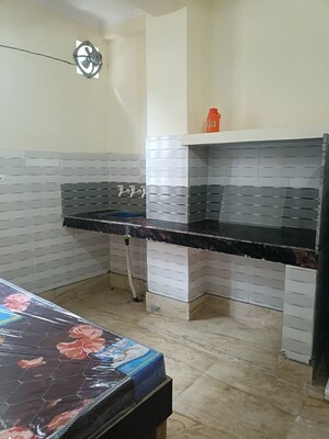 Kitchen in 2 BHK Builder Floor at New Ashok Nagar – for Rent