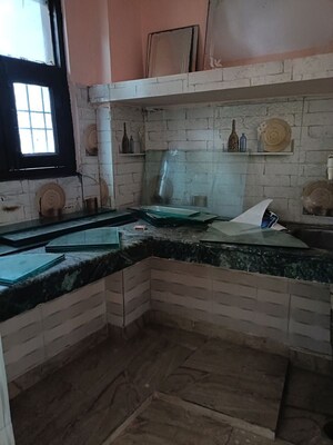 Kitchen in 2 BHK Builder Floor at New Ashok Nagar – for Rent