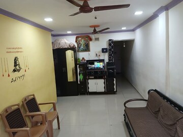 Living Room in 1 BHK Apartment at Kopar Khairane Sector 19 – for Sale