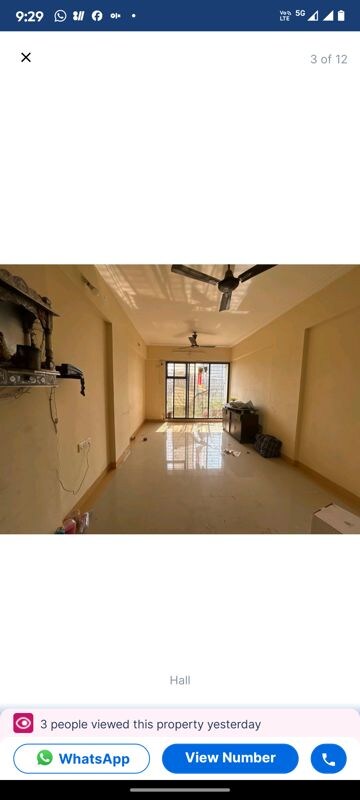 Building Lobby in 2 BHK Apartment at Ahuja Sea Crown, Kandivali West – for Rent