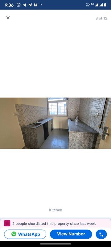 Kitchen/pantry in 2 BHK Apartment at Ahuja Oceanic, Kandivali West – for Rent