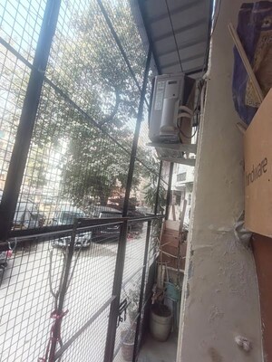 Balcony in 2 BHK Builder Floor at Lajpat Nagar – for Rent