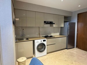 Kitchen in 1 RK Apartment at Hiranandani Estate Solitaire C, Ghodbunder Road – for Rent