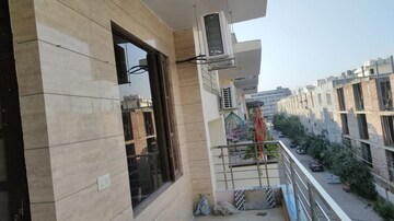 Staircase in 3 BHK Apartment at Dhakoli – for Rent