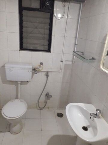 Bathroom in 3 BHK Apartment at Bhusari Colony – for Rent