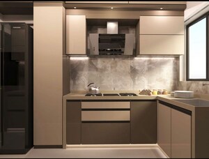 Kitchen in 3 BHK Apartment at Amina Apartment, Agripada – for Sale