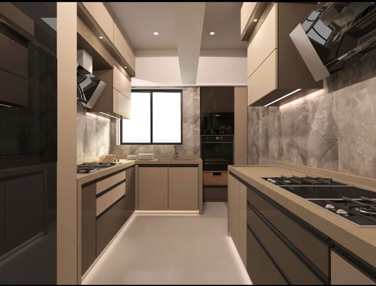 Kitchen, amina-apartment 3 Bedroom 1550 Sq.Ft. Apartment In Agripada Mumbai 9820016