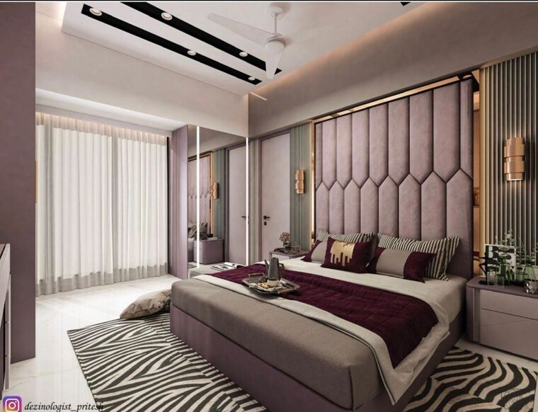 Bedroom, amina-apartment 3 Bedroom 1550 Sq.Ft. Apartment In Agripada Mumbai 9820016