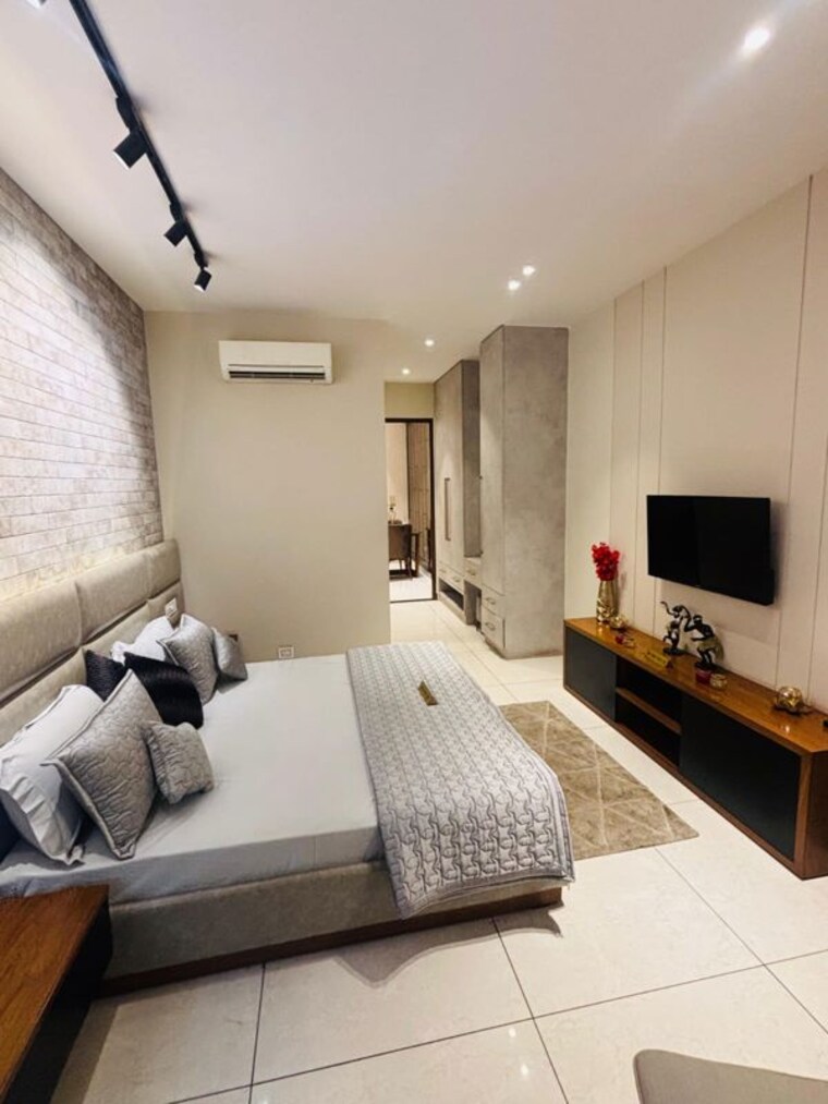 Bedroom, ambala highway 3 Bedroom 1835 Sq.Ft. Apartment In Ambala Highway Zirakpur 9820040