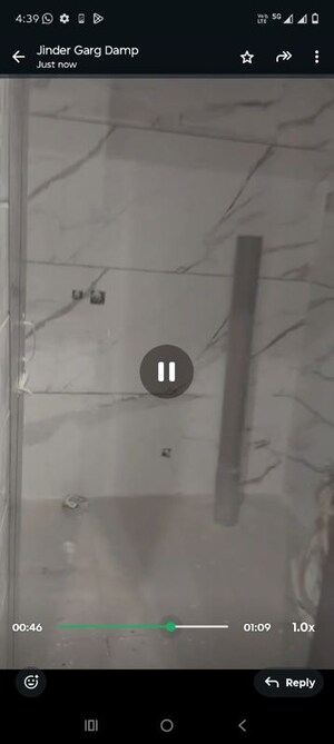 Bathroom in 3 BHK Apartment at Vip Road – for Sale