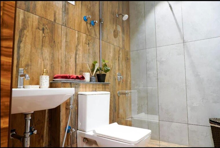 Bathroom, malwa-escon-primera 3 Bedroom 1550 Sq.Ft. Apartment In International Airport Road Zirakpur 9820132