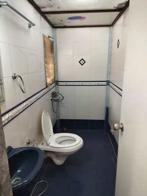 Bathroom in 2 BHK Apartment at Garden Avenue, Nerul Sector 21 – for Rent