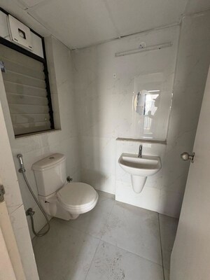 Bathroom in 2 BHK Apartment at Runwal Gardens Phase 2, Dombivli East – for Rent